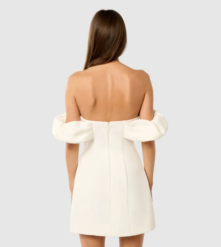 forever new  JACQUIE Off Shoulder Mini Dress for Women | Best Price UAE